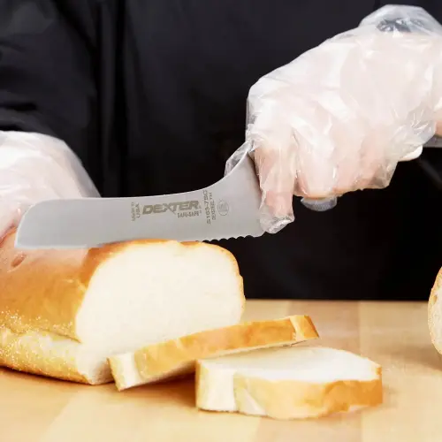 Dao Cắt Bánh Mì Dexter S163 (Mỹ), Lưỡi 180mm Thép Hợp Kim, Chuôi Offset