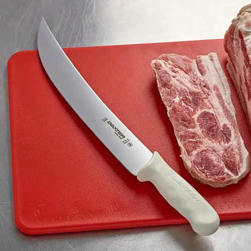 Dao Steak Thái Thịt Bò Cắt Cá, Dexter (Mỹ), Lưỡi 305mm Bản Rộng, Thép Hợp Kim