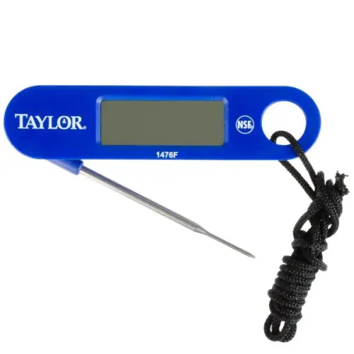 Nhiệt Kế Nấu Ăn Điện Tử, Taylor, Màn Hình LCD, Đầu Thăm FDA, Thân Nam Châm