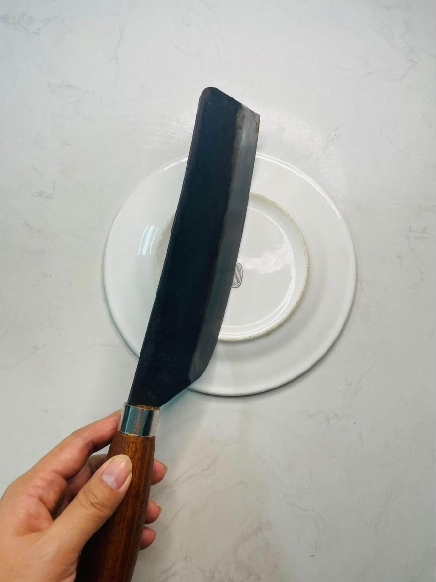 Cách mài dao bằng đĩa sứ